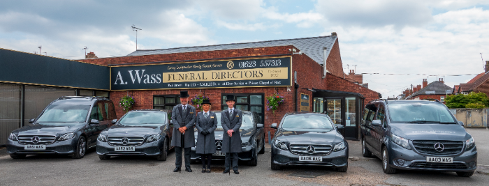 A Wass funeral directors Sutton-in-Ashfield