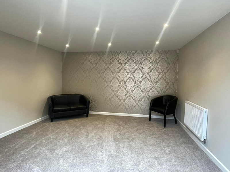 Our premises interior waiting area